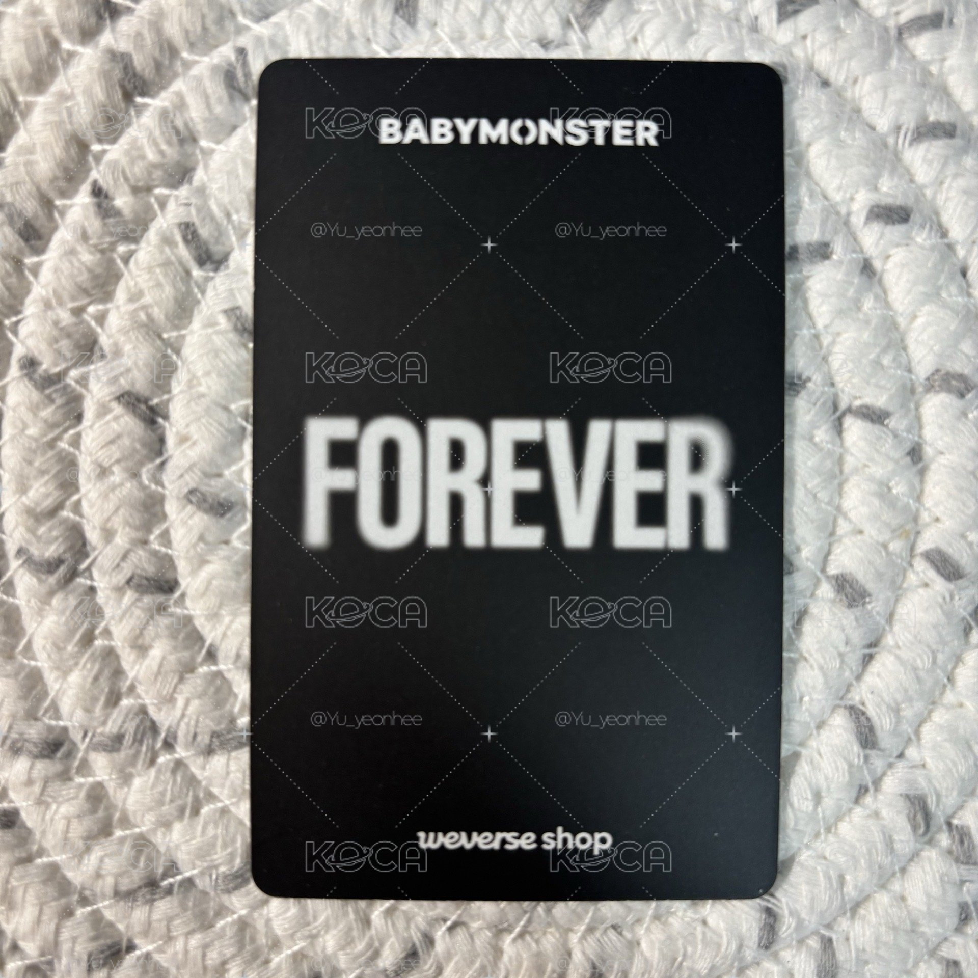 Ahyeon 鄭雅賢 FOREVER WVS TMEA 直播卡 