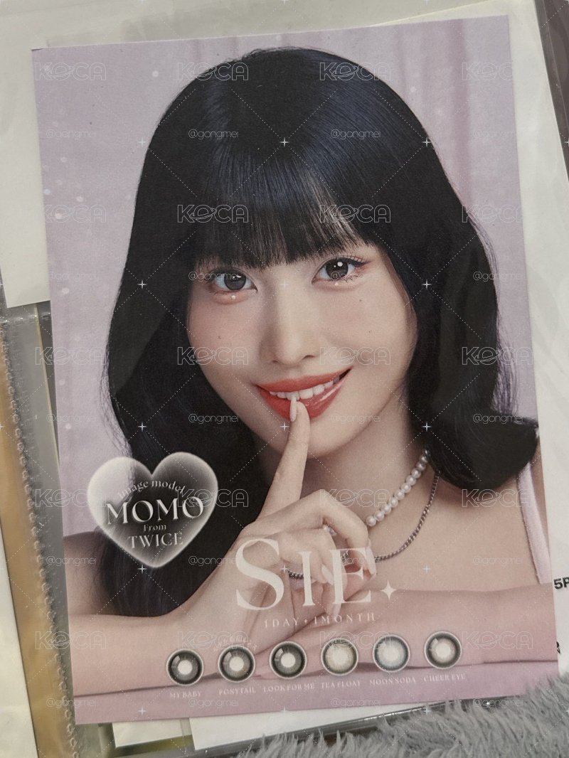 MOMO X SIE. 代言明信片