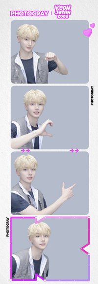 2026 KCON JAPAN  PHOTOGRAY 人生四格卡 / 拍貼 