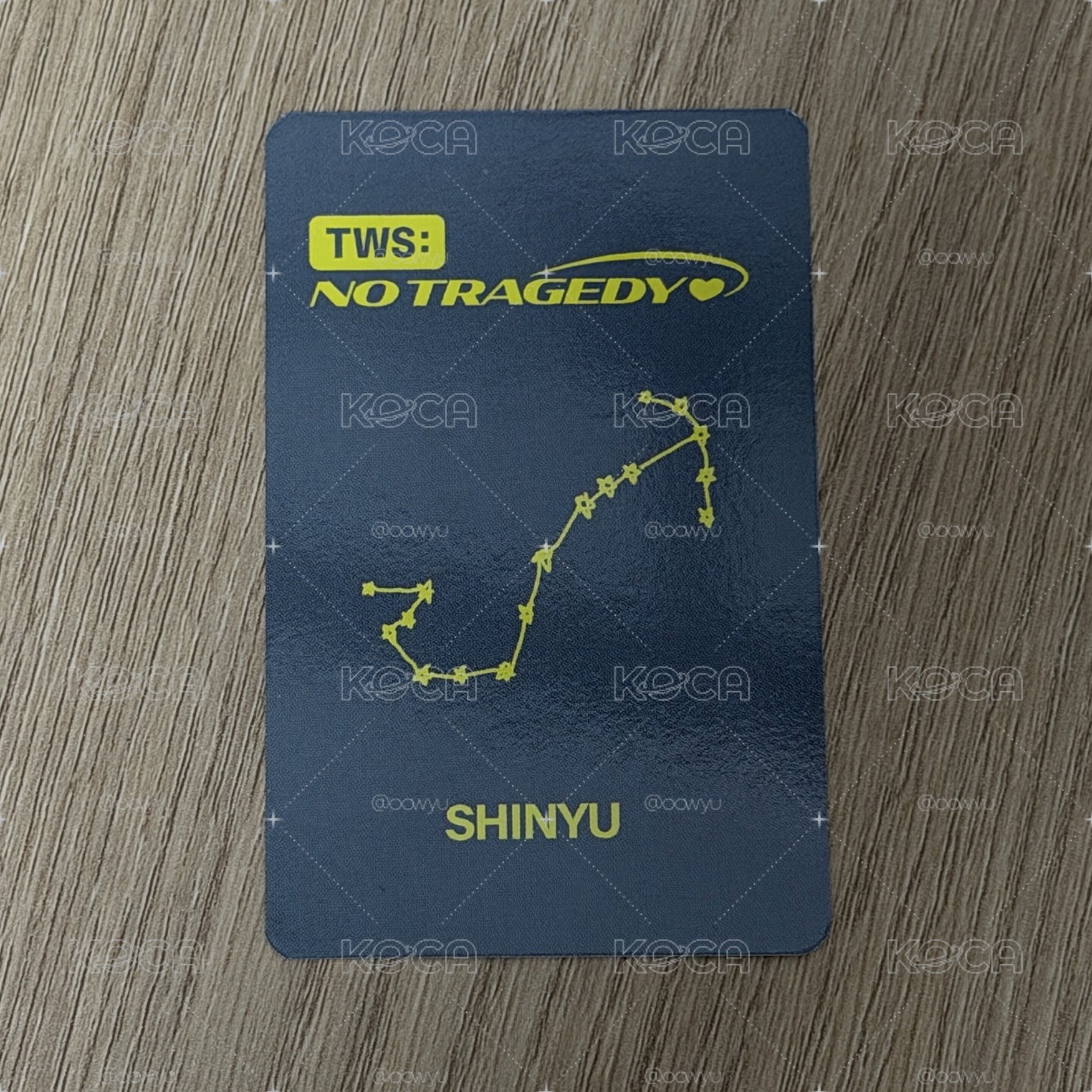 TWS迷五打歌卡 申惟