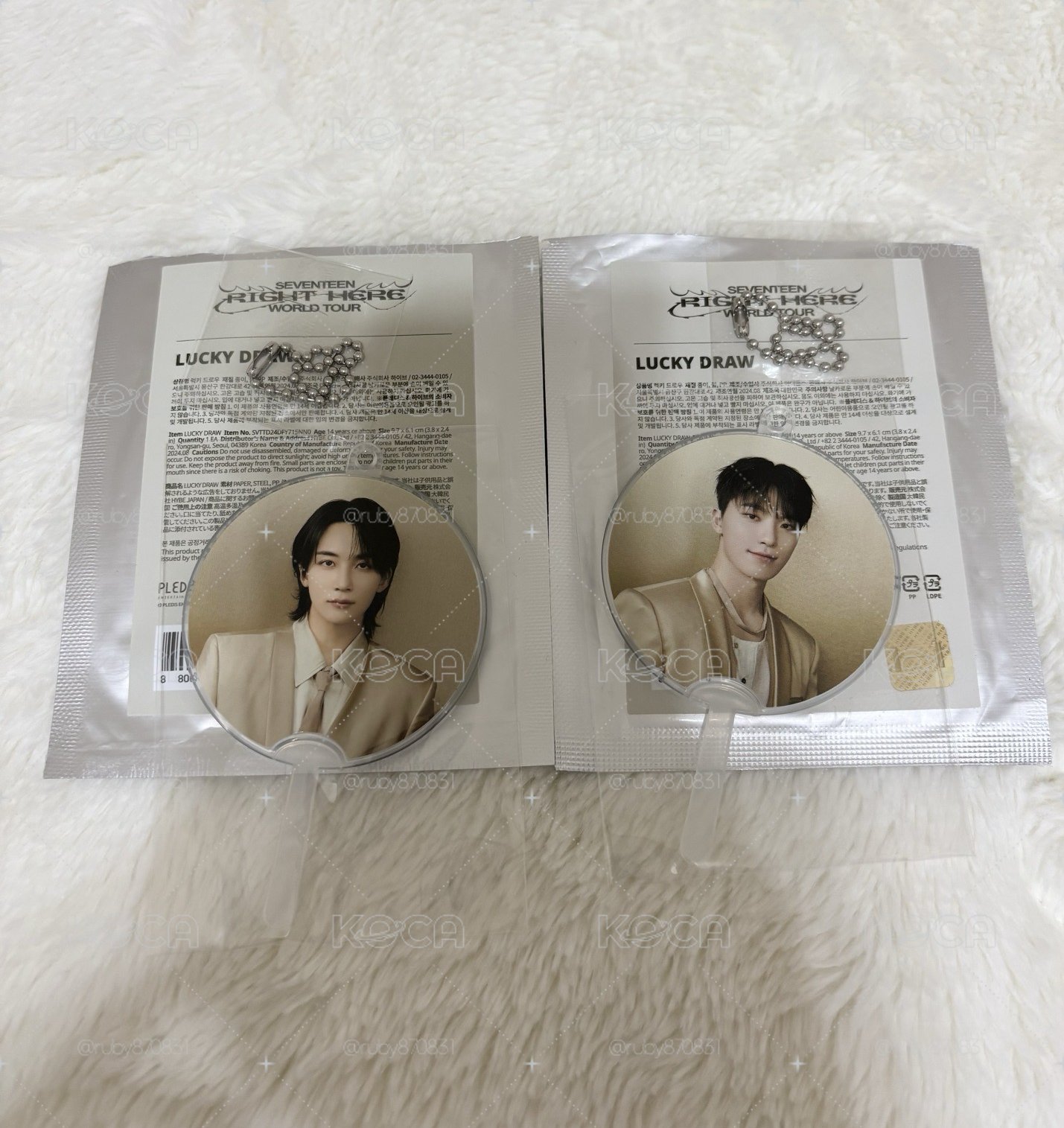JEONGHANSEVENTEEN [RIGHT HERE] WORLD TOURCreative goods] 漢小扇