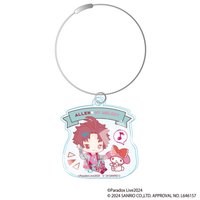 三麗鷗聯名 Paradox Live × Sanrio characters　ワイヤーアクリルキーホルダー