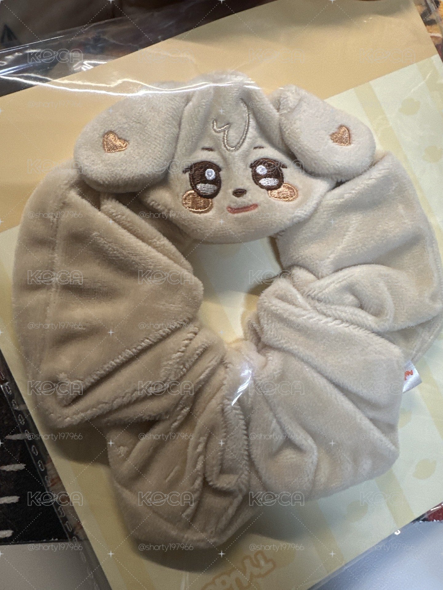 ANITEEZ IN TREASURE 潤浩 髮飾 PLUSH SCRUNCHIE