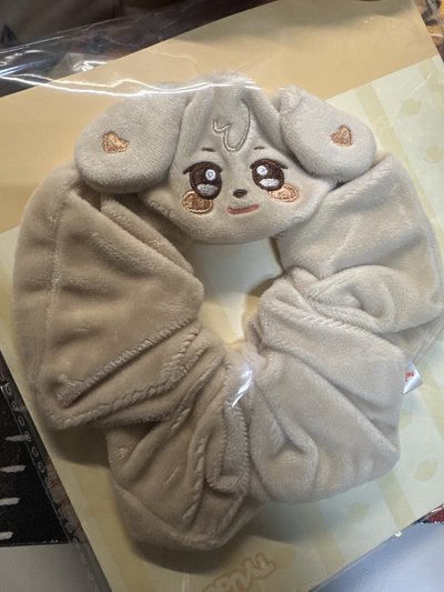 ANITEEZ IN TREASURE 潤浩 髮飾 PLUSH SCRUNCHIE