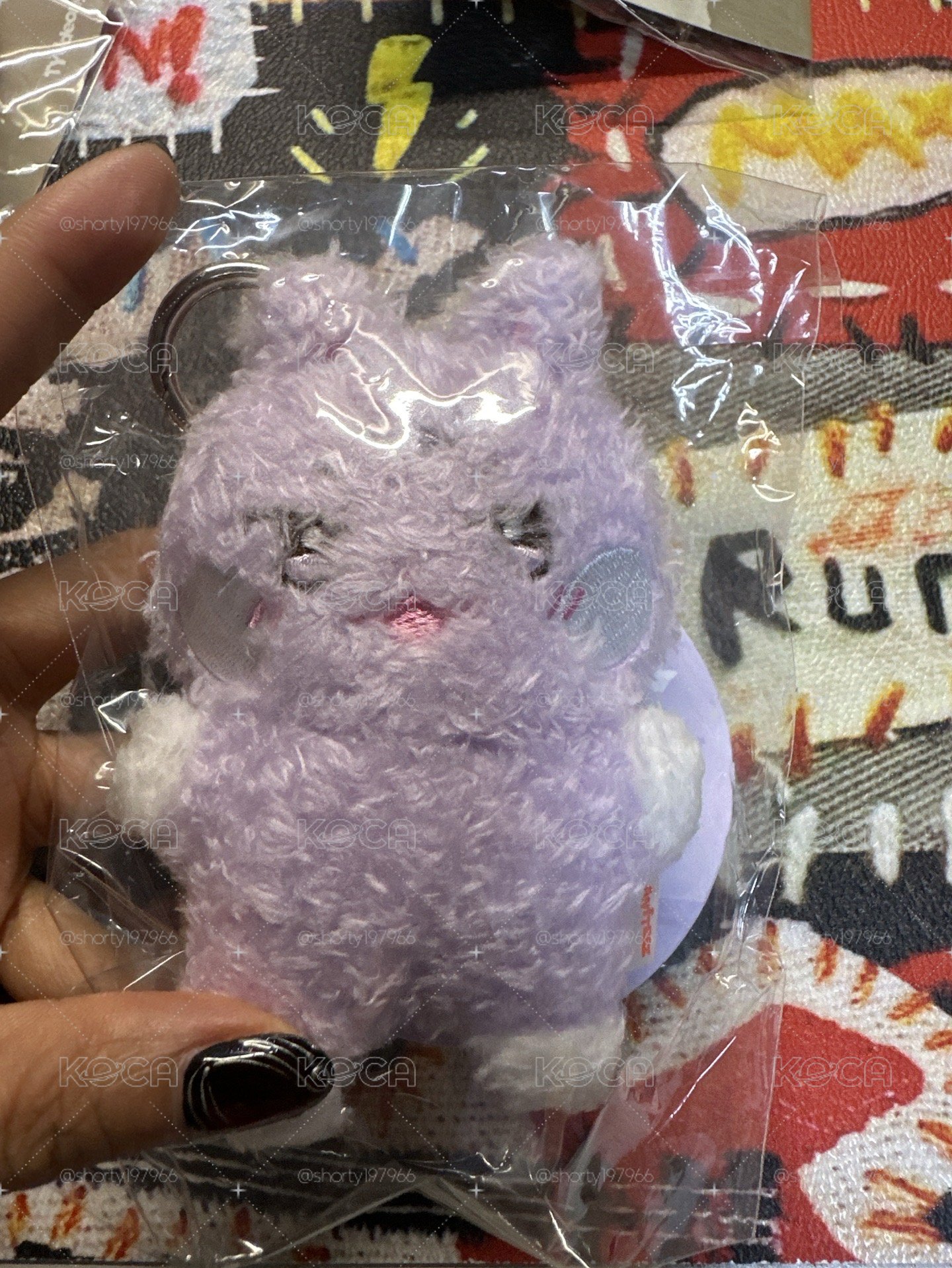 ANITEEZ IN TREASURE 潦草傘 吊娃 MINI PLUSH