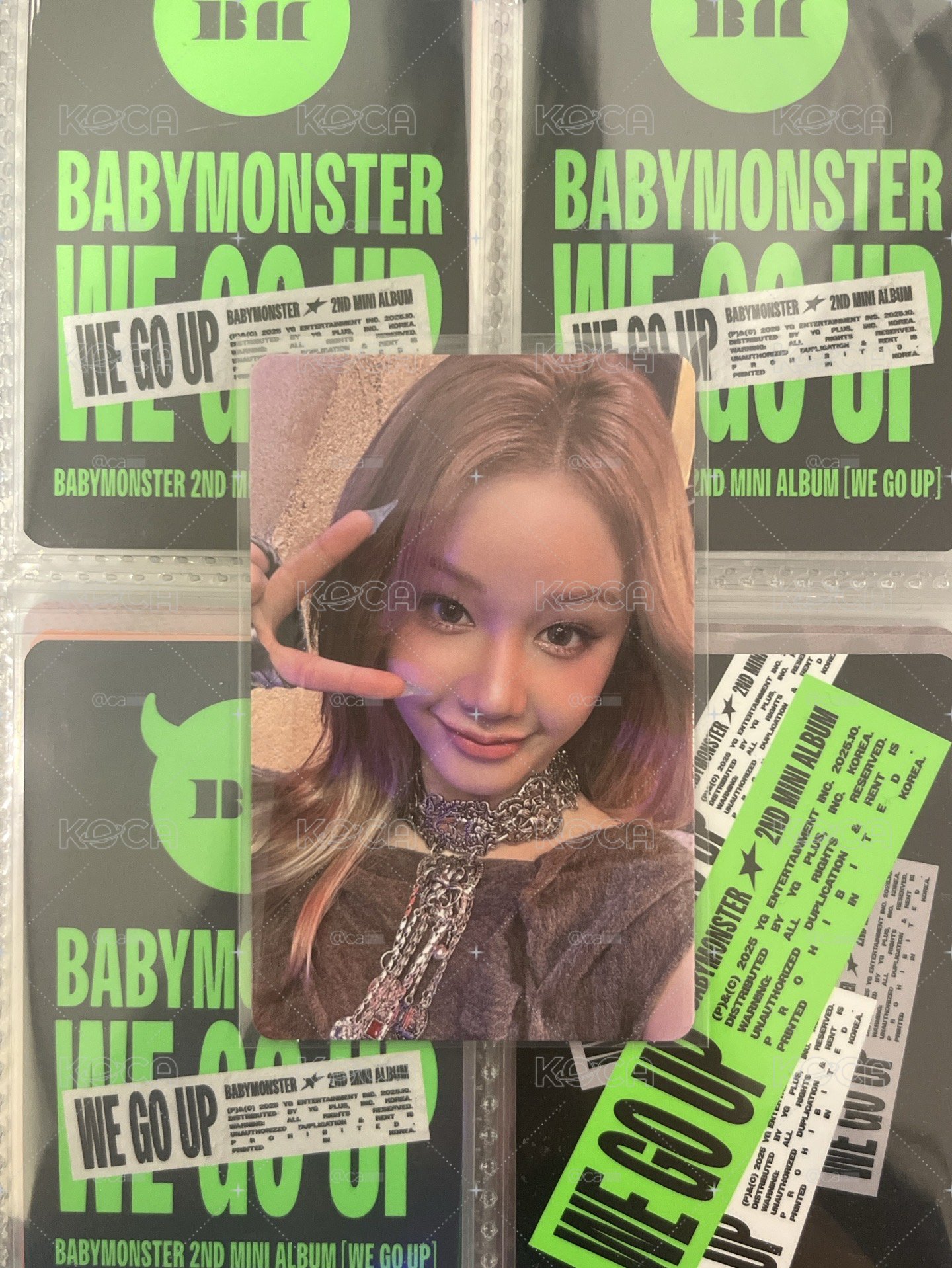 WE GO UP 全通路 單封預售禮 特典卡 塔