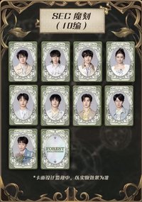 森林 秘境收藏卡 SEC 魔刻 10編