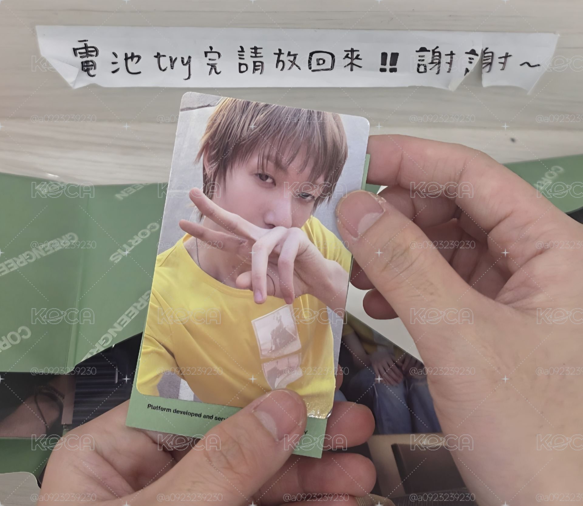 迷二 Portrait B 電子專 專輯卡 