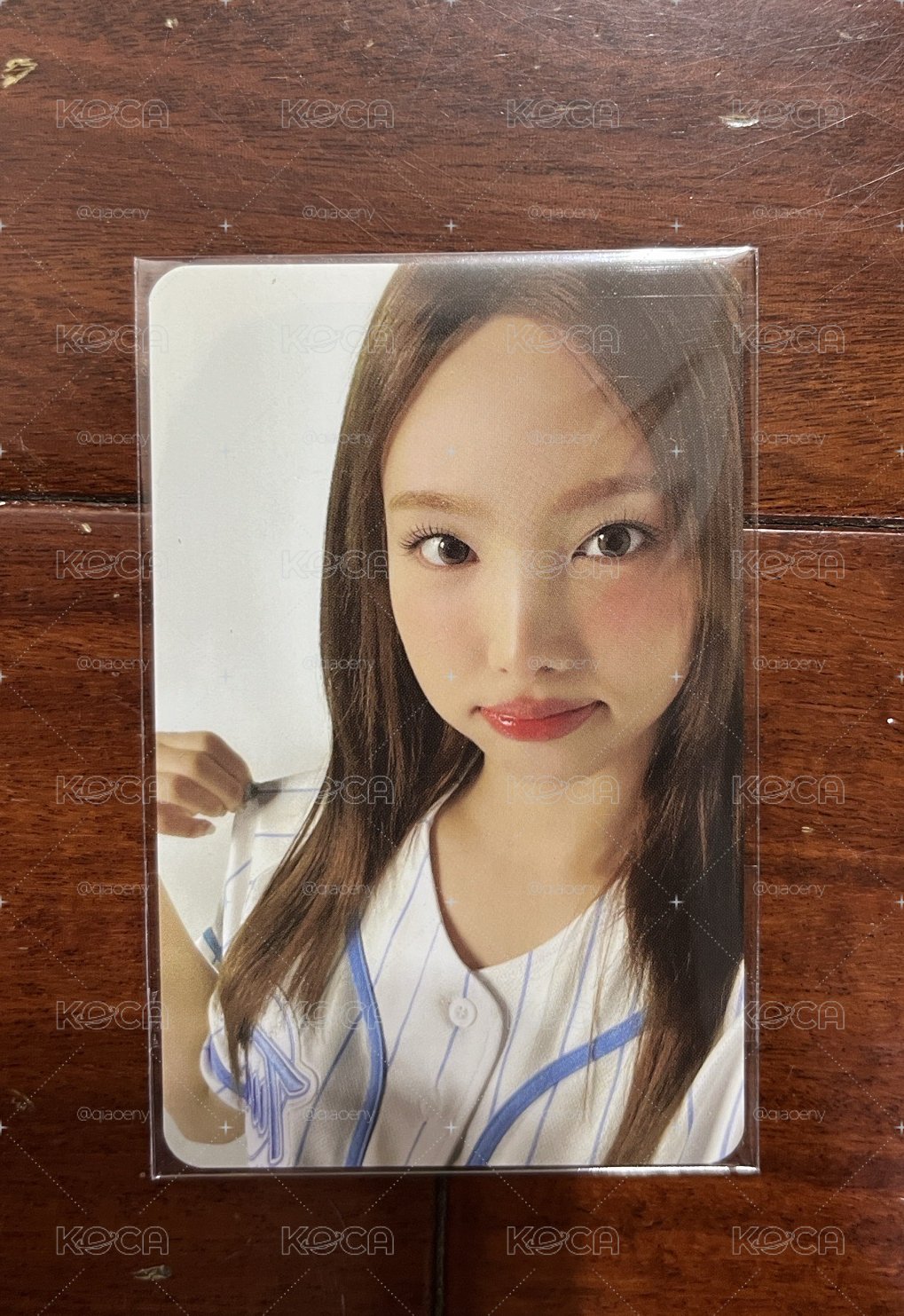 TWICE娜璉九週年 棒球服球衣卡
