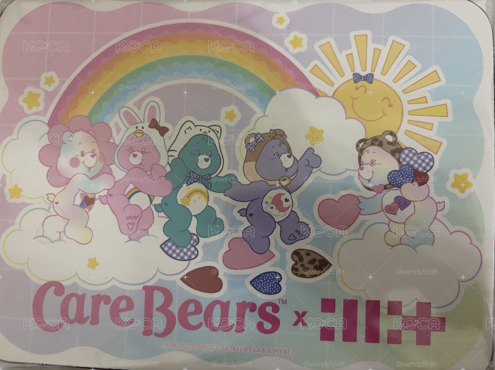 Illit 彩虹熊聯名滑鼠墊