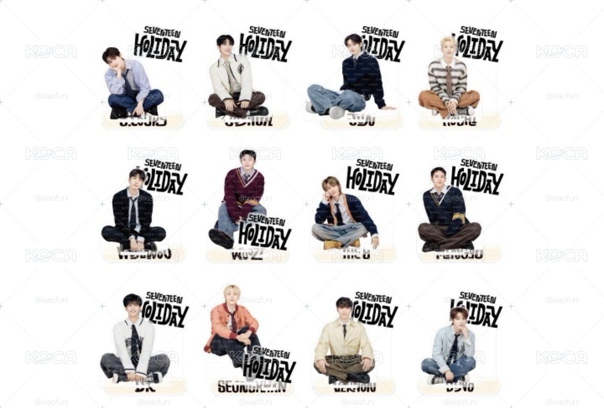 全新現貨 SEVENTEEN HOLIDAY 立牌