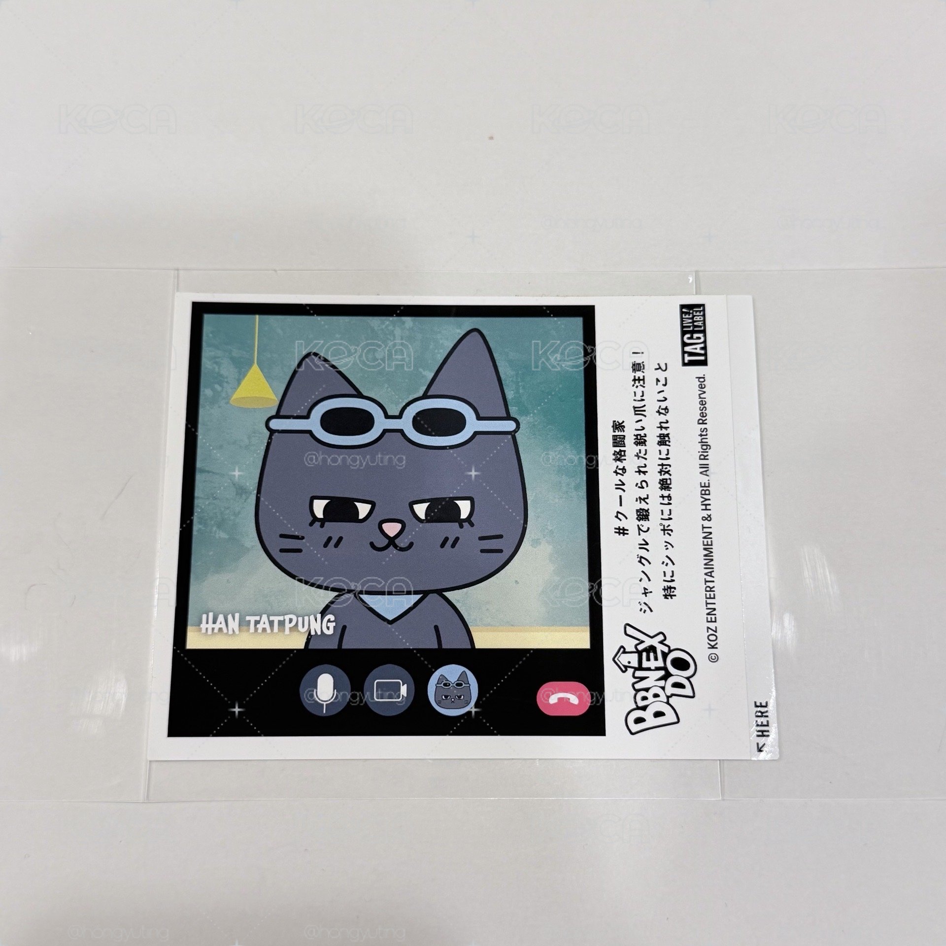 BBNEXDO HAN TATPUNG 貼紙