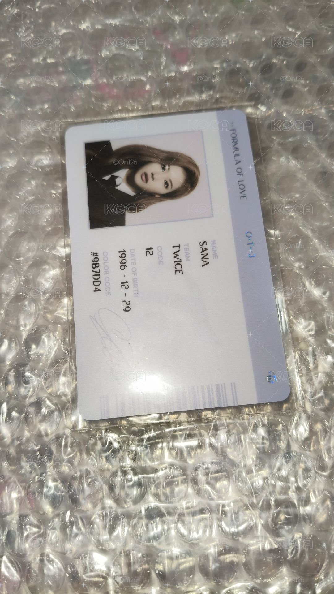 sana 識別證 ID卡