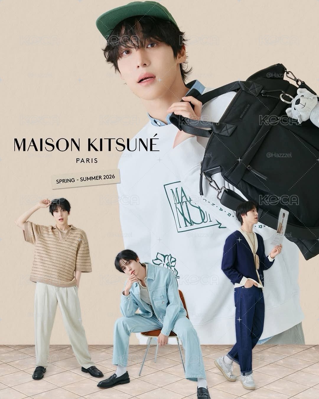 Maison Kitsuné丁潤浩 lookbook
