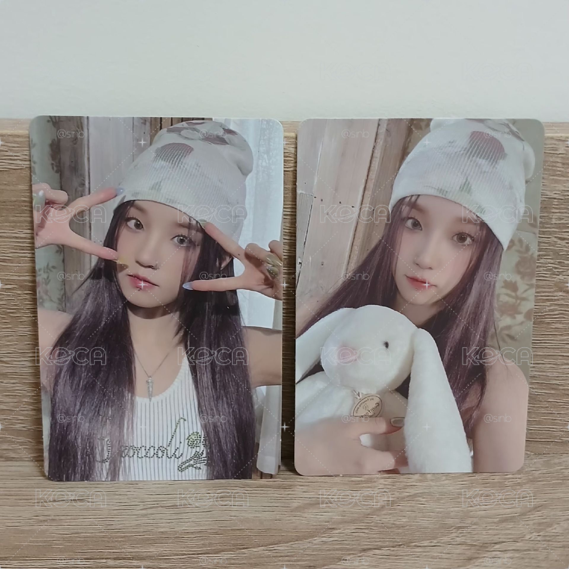 idle 美網比耶琦✌️+ 抱兔琦🐰