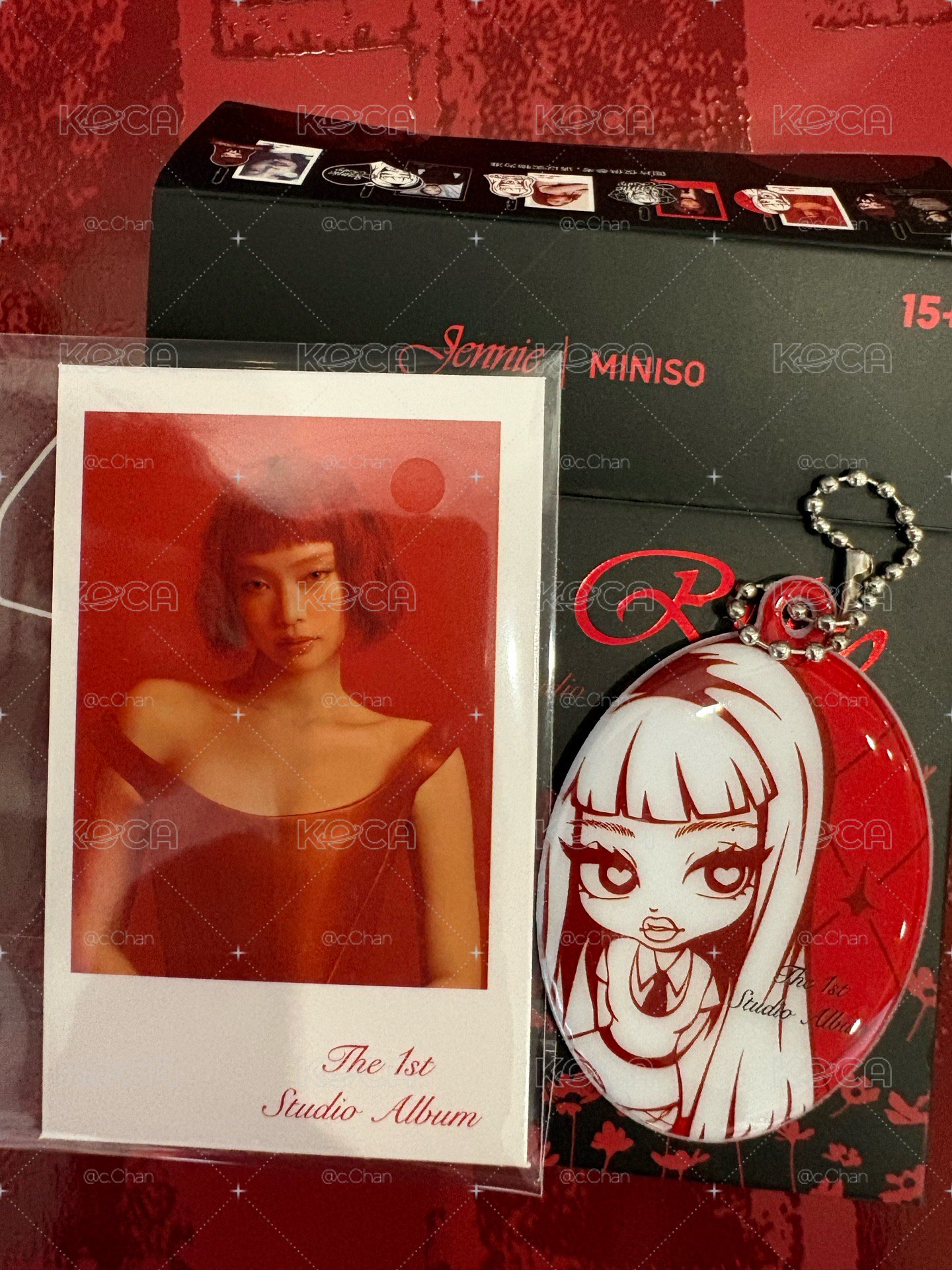 MINISO x JENNIE 名創聯名拍立得掛件盲袋