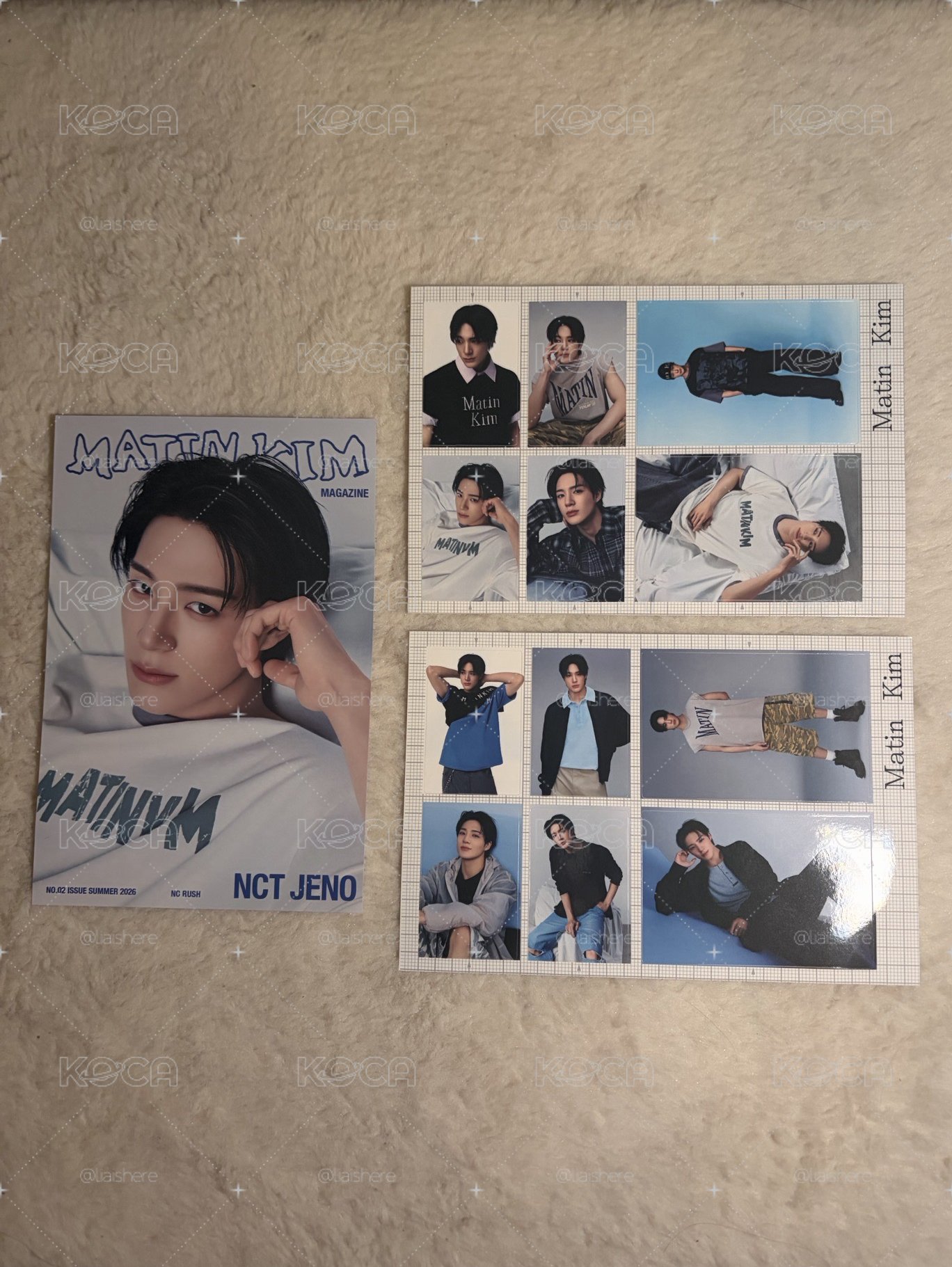 JENO MARTIN KIM代言貼紙組