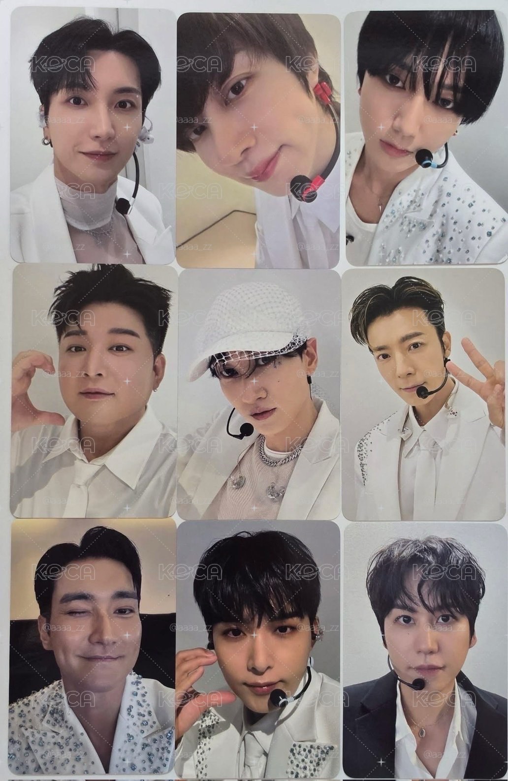SUPER SHOW ANNIVERSARY EDITION 成員小卡+明信片