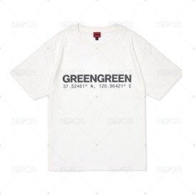 迷二POP-UP T恤WHITE ver. | CORTIS - GREENGREEN - T恤