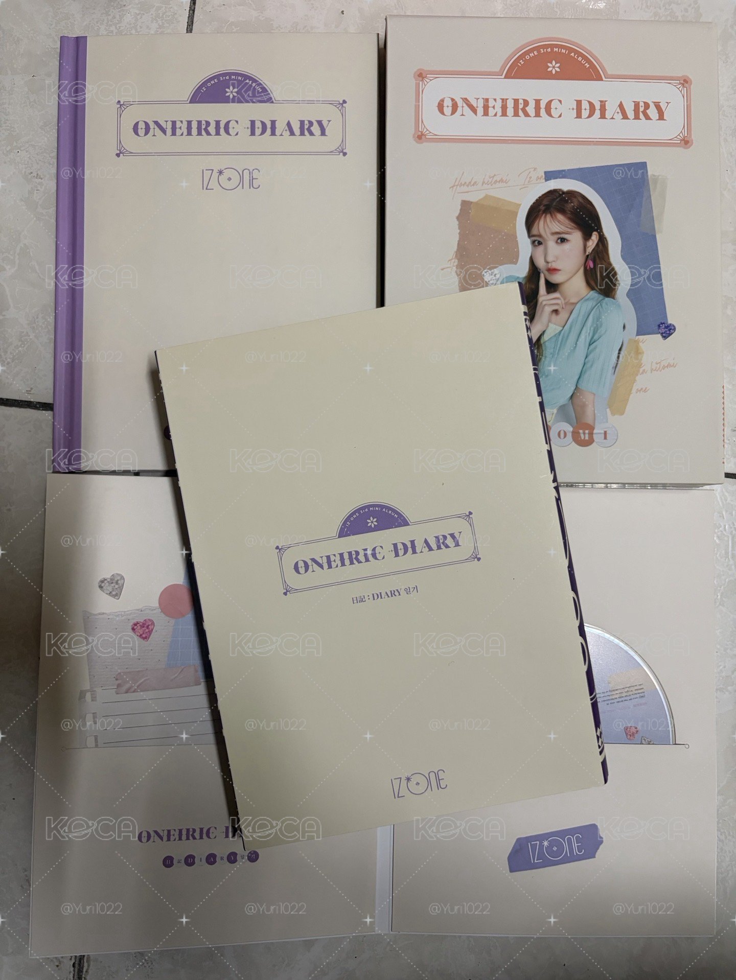 IZ*ONE Oneiric Diary 專輯 DIARY ver. 仁美封面
