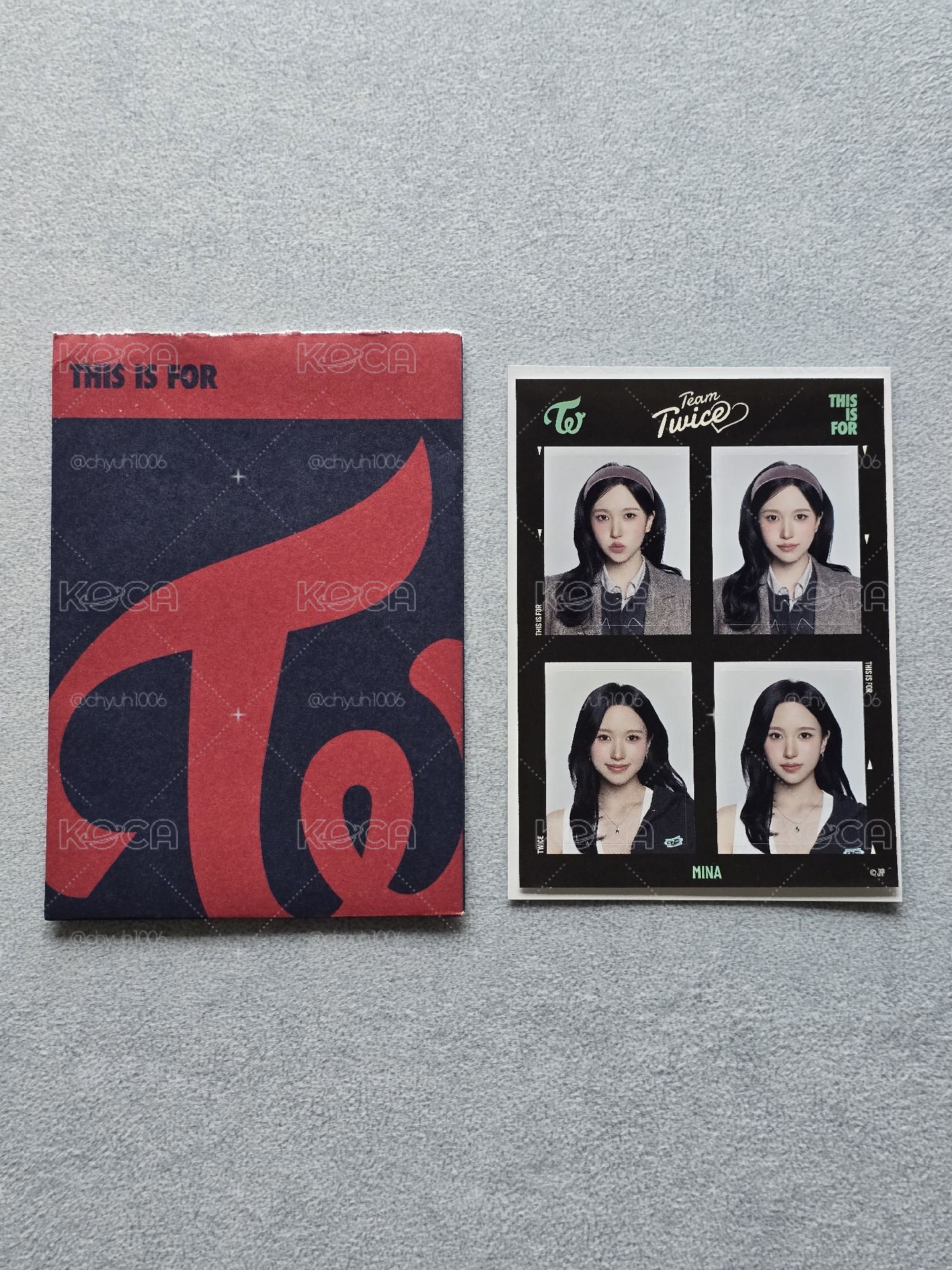 TWICE新國立證件貼：MINA