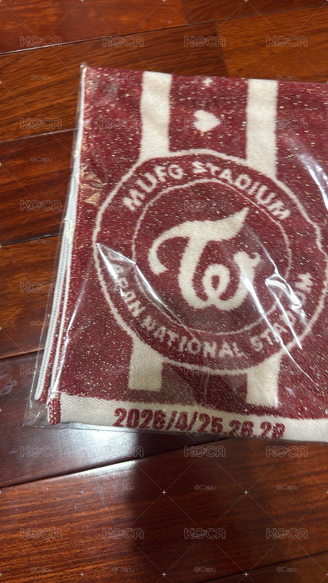 新國立手幅毛巾 
