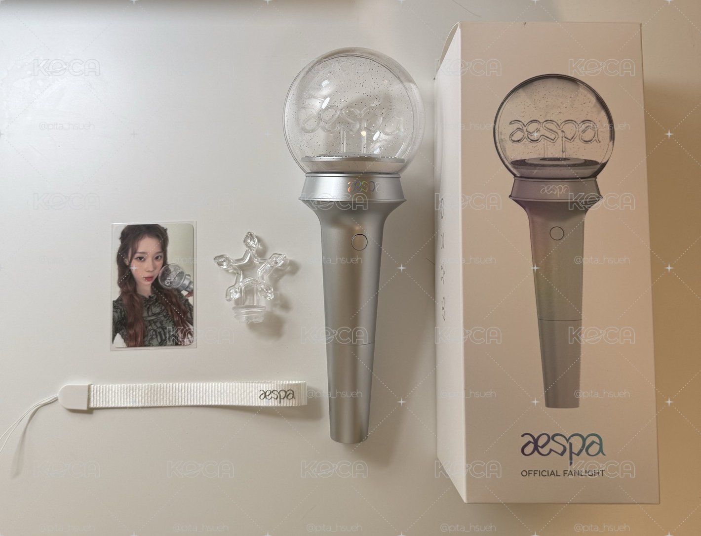 aespa | 一代手燈+2.0小卡+燈芯（冬）