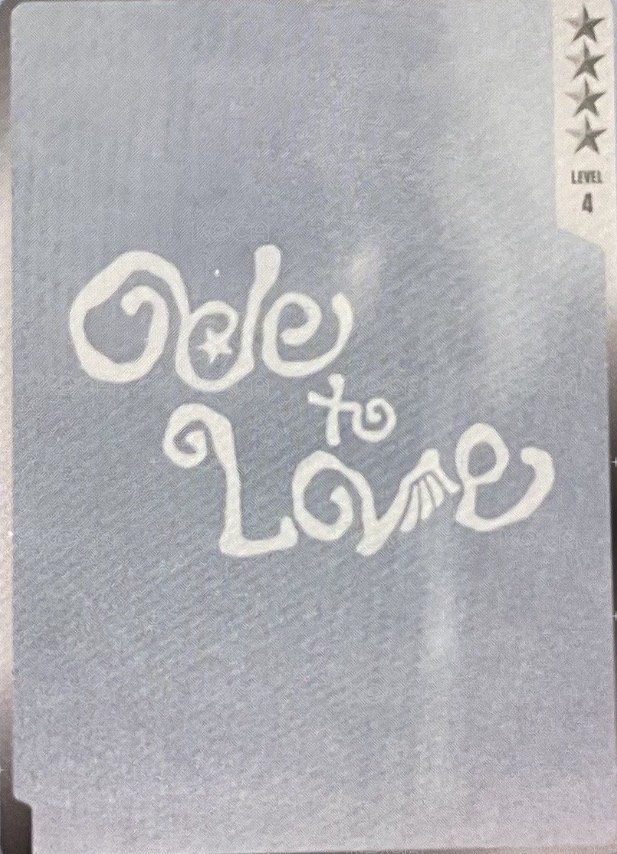 Ode to Love QQ音樂 三星 星光卡  背面