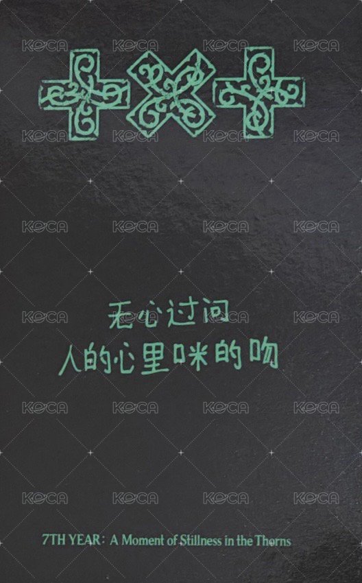 迷八 yzy 單封 特典卡  背面