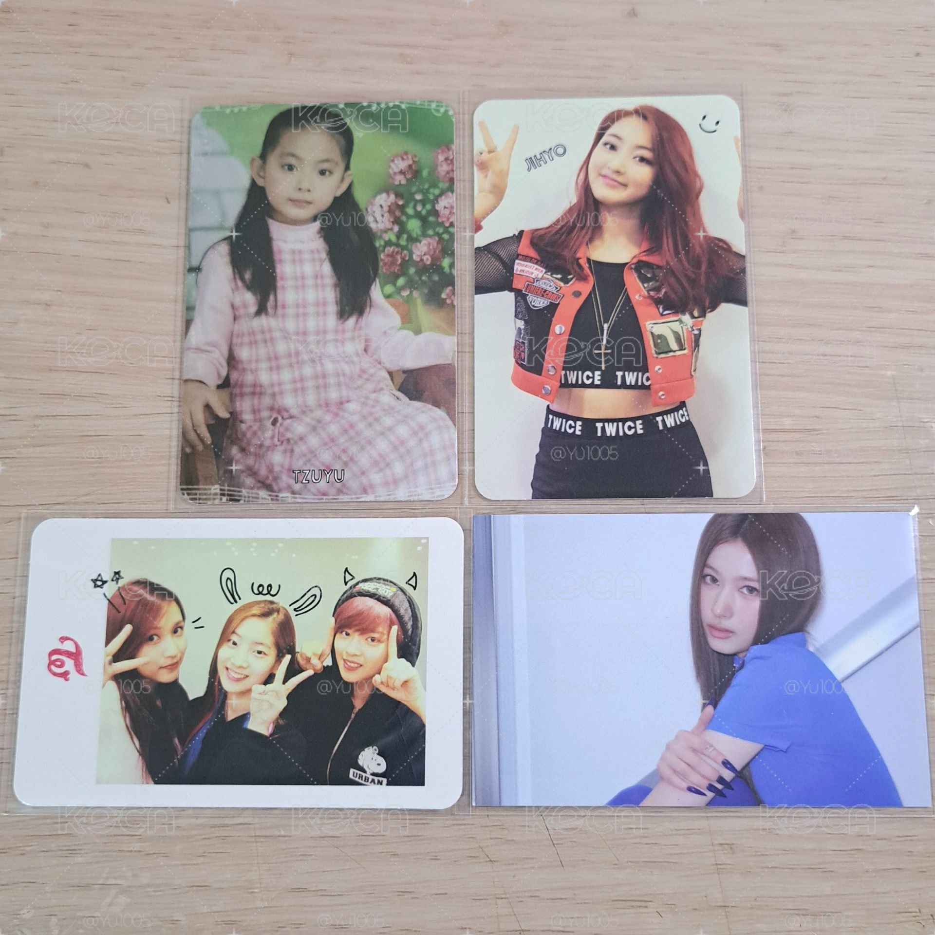 TWICE 出道專卡 子瑜 寶寶卡