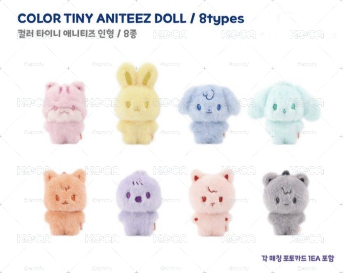 ANITEEZ IN COLOR 異色娃 COLOR TINY ANITEEZ DOLL(含對應小卡)