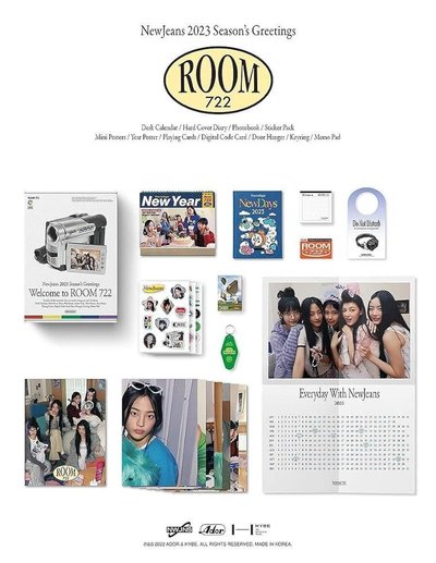 【最後一盒！！全新未拆封】NewJeans 年曆 2023 Season's Greetings 季節的問候