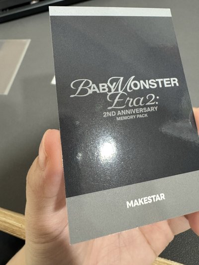 BABYMONSTER 二週年MS拍立得 有背損