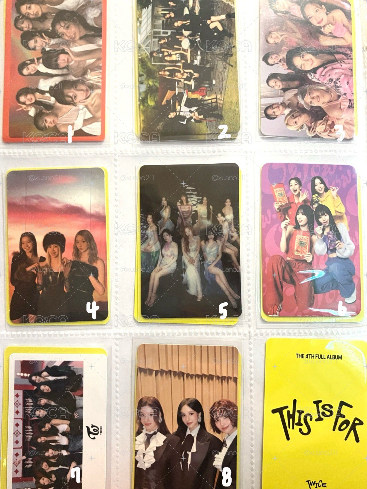 TWICE 團卡 🐰