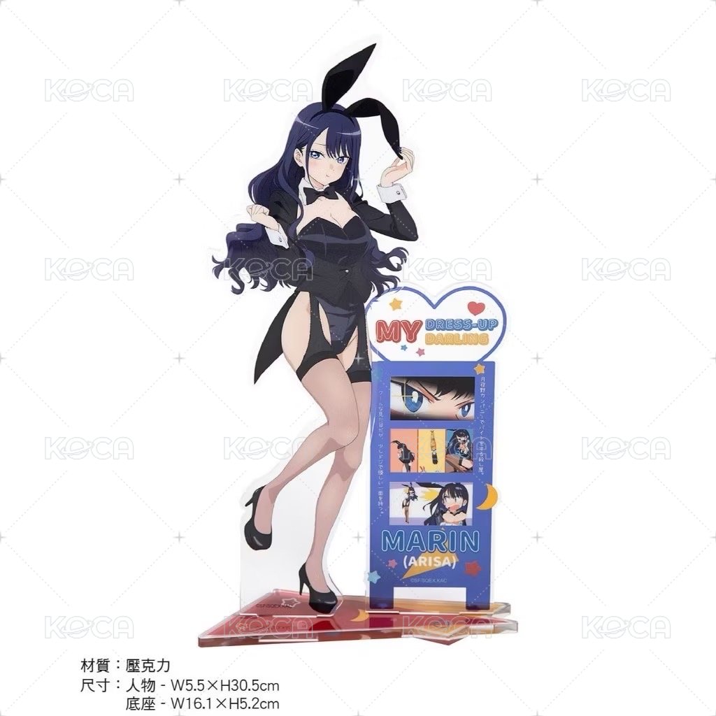 30cm壓克力 兔子女郎