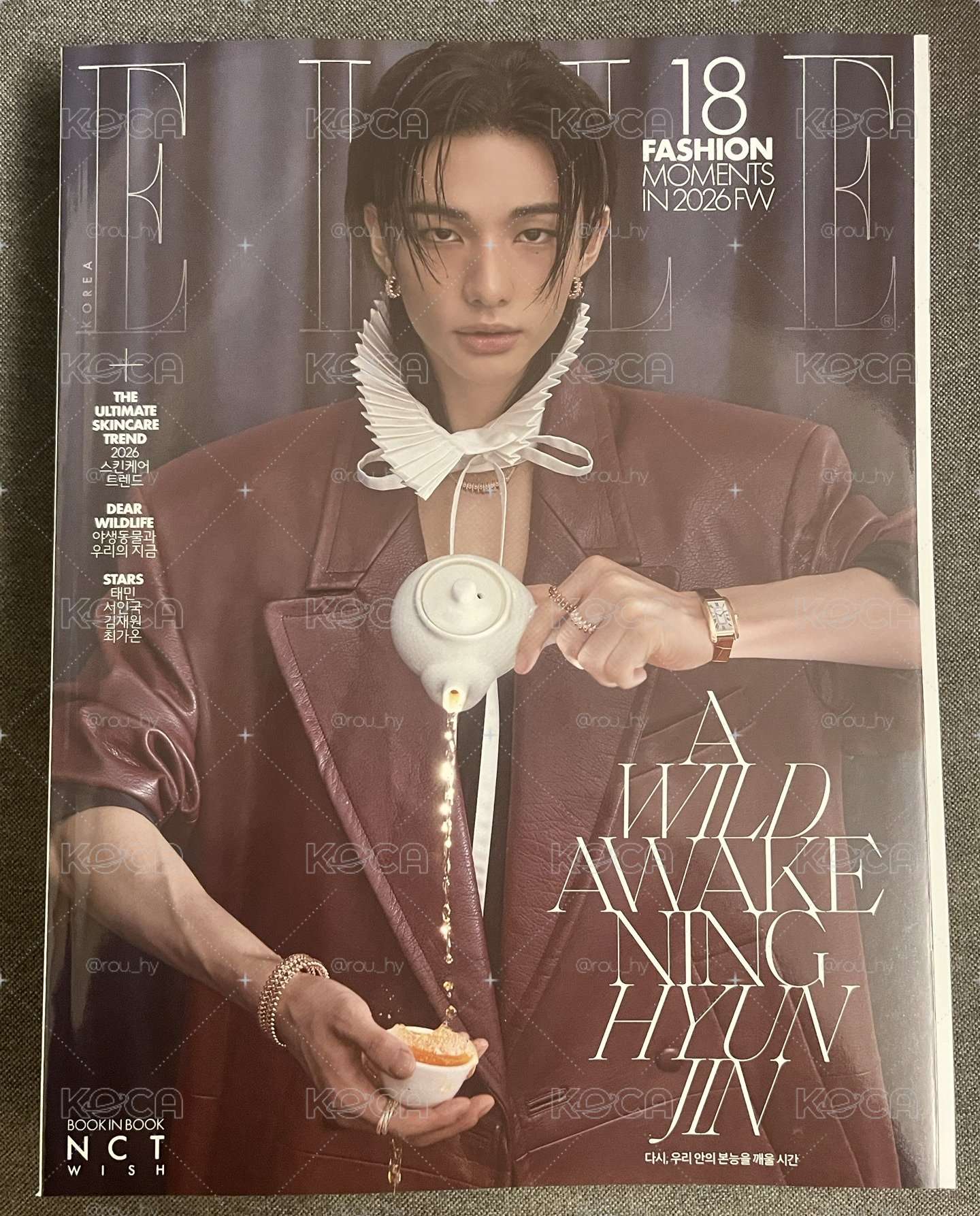 鉉辰 Elle4月號雜誌B版