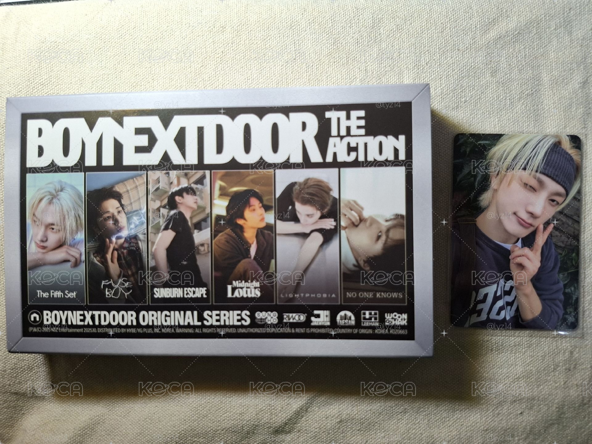 the action 雲鶴單封 成淏小卡
