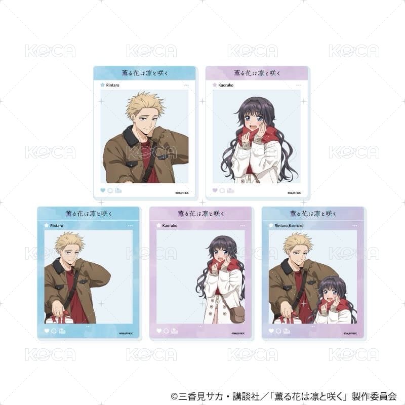 冬季約會服裝系列 壓克力卡 盲抽/抱盒 背面