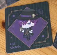 《 NIJISANJI EN 》主題聯名咖啡廳——偵探謎影 Shadows of Deduction Q版 杯墊 