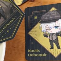 《 NIJISANJI EN 》主題聯名咖啡廳——偵探謎影 Shadows of Deduction Q版 杯墊 