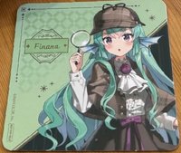 《 NIJISANJI EN 》主題聯名咖啡廳——偵探謎影 Shadows of Deduction 正比 杯墊 