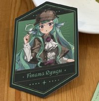 《 NIJISANJI EN 》主題聯名咖啡廳——偵探謎影 Shadows of Deduction 餐點插牌小卡 甜點小卡
