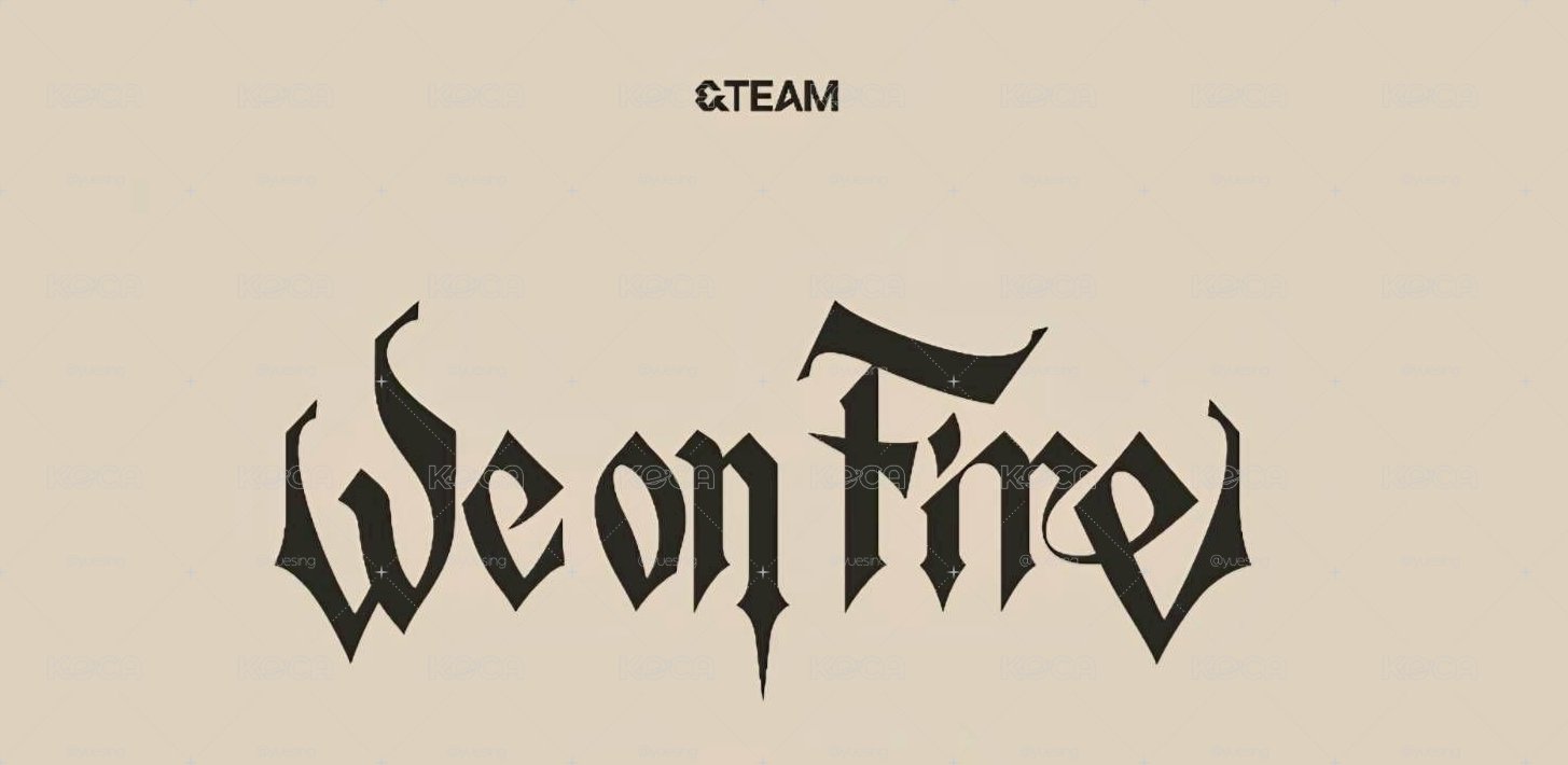 ＆TEAM WE ON FIRE單封-雙人卡下單區(只有卡)