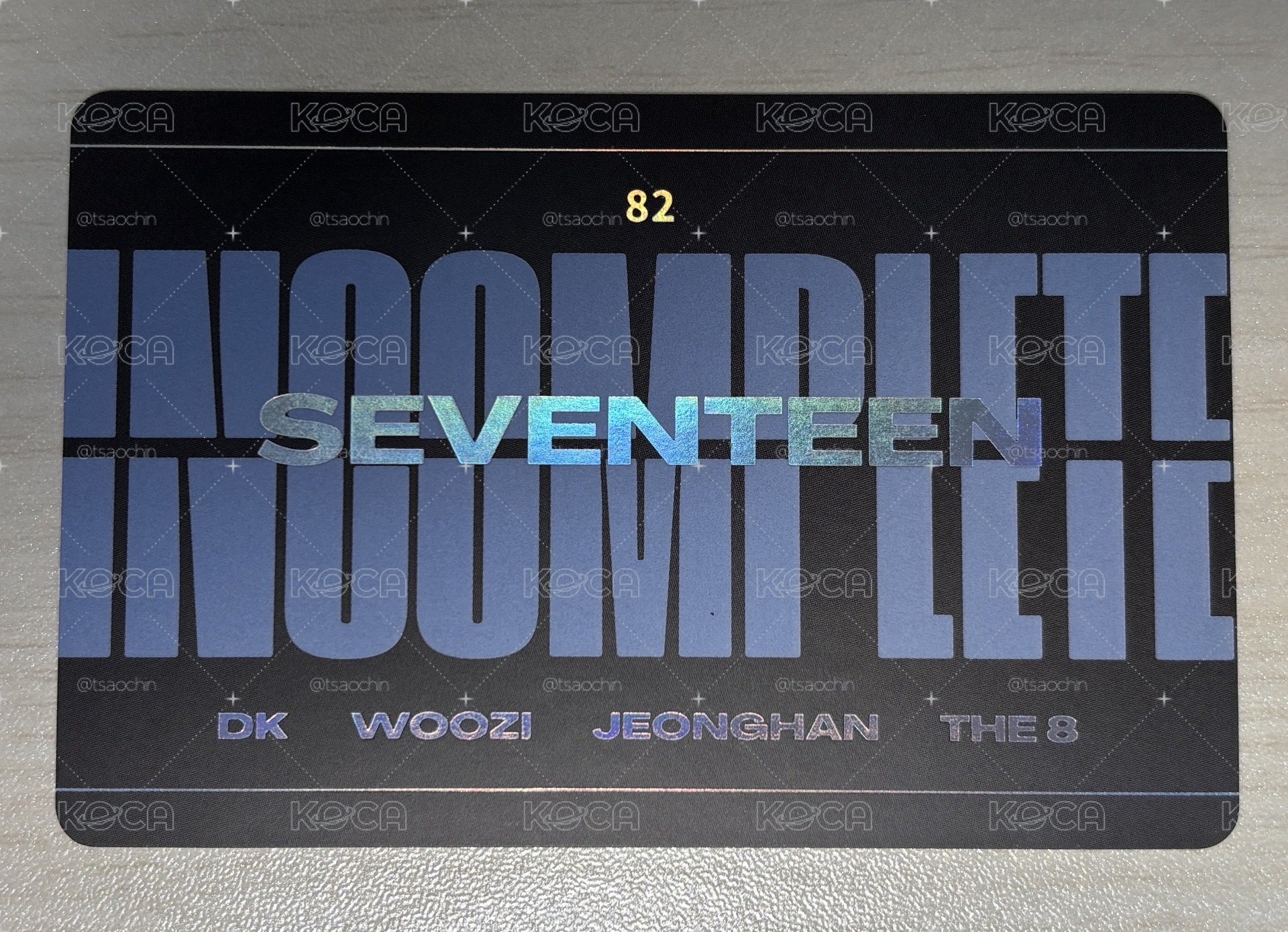 INCOMPLETE 隨機卡（DK、WOOZI、淨漢、小8）
