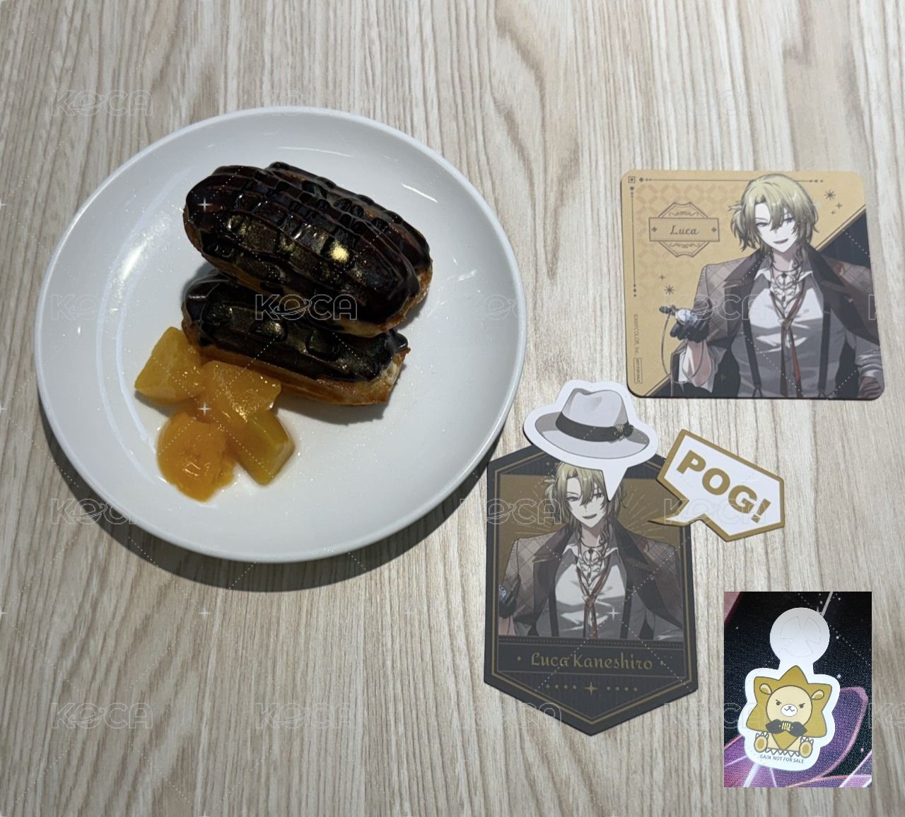 Luca set (不拆，圖上除餐點都有)