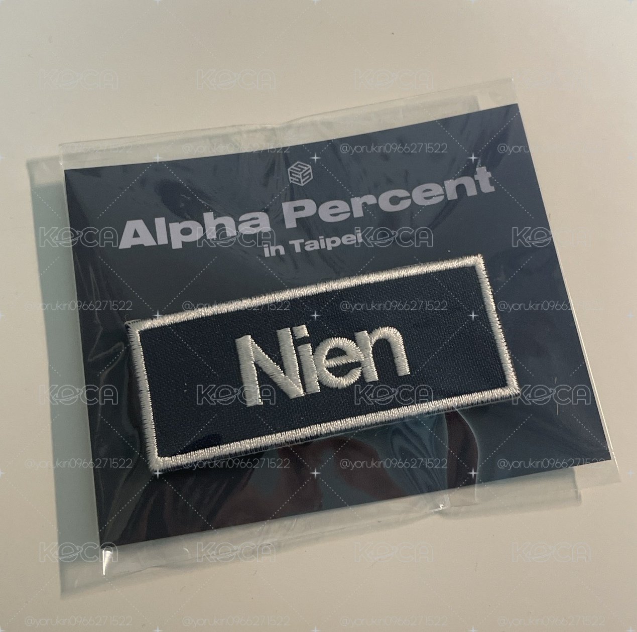 Nien @%姓名牌