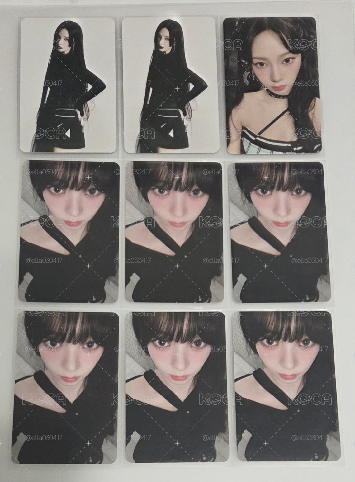 KARINA星光卡9張