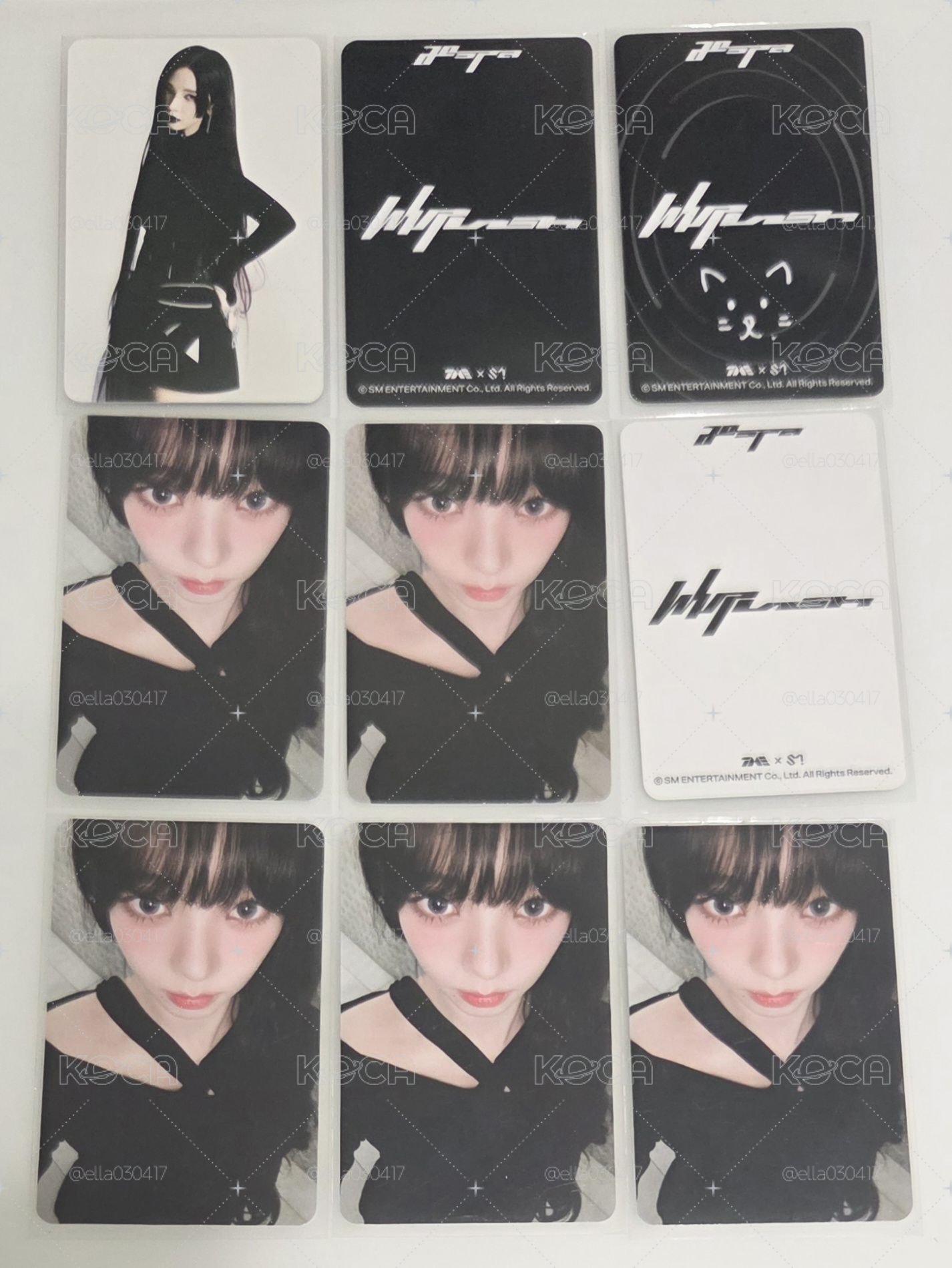 KARINA星光卡9張