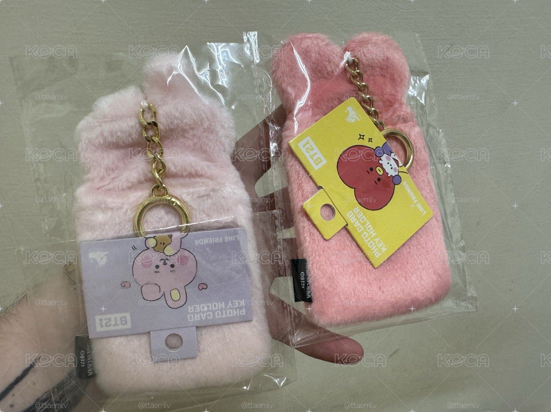 BT21 絨毛卡套 COOKY TATA