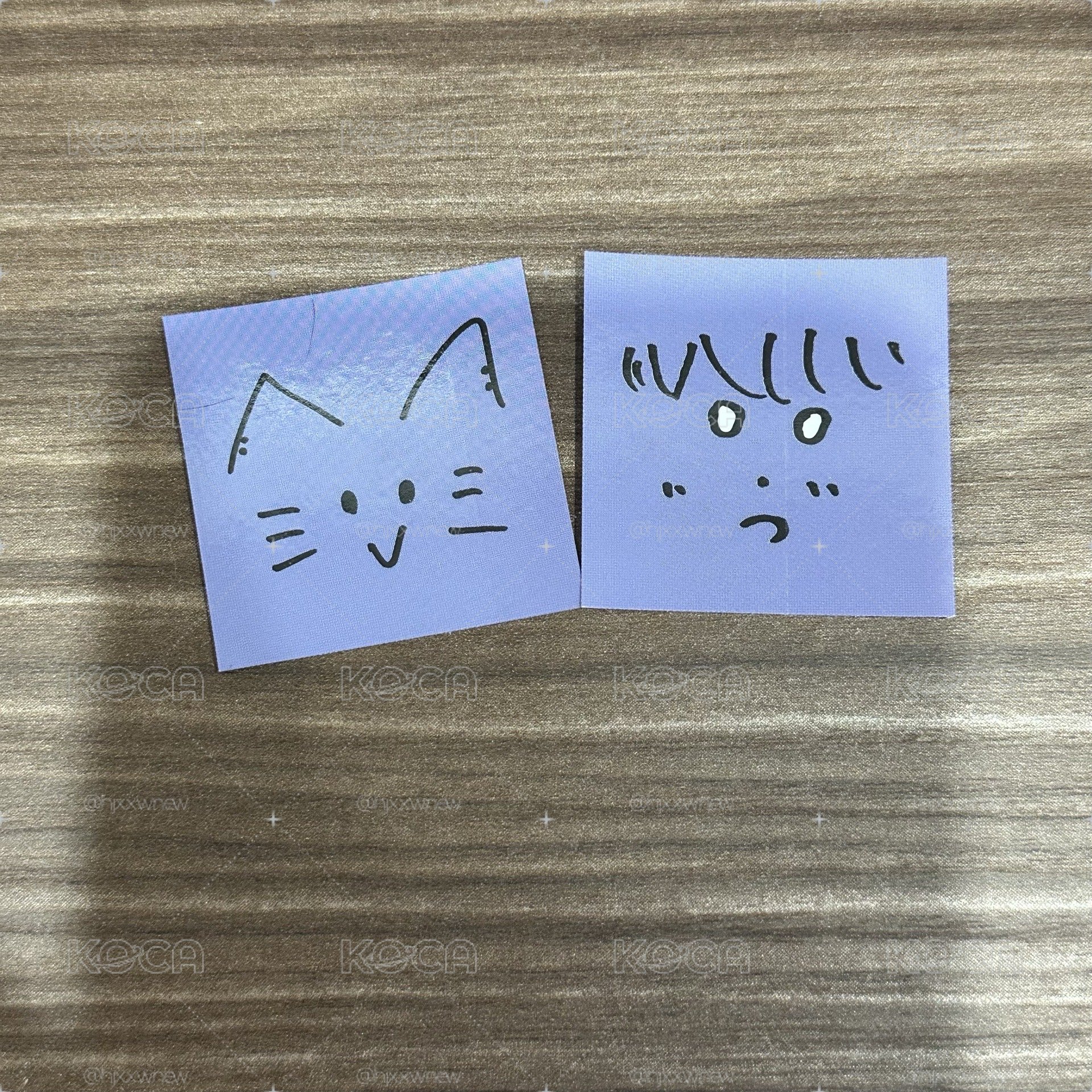 Mmchk whosfan 咖啡廳 餐點特典 貼紙 🐈‍⬛+🦌